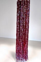 4 Mm Bordo Kristal Taş Boncuk