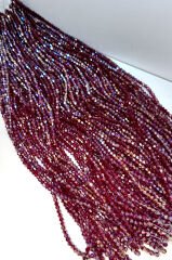 4 Mm Bordo Kristal Taş Boncuk