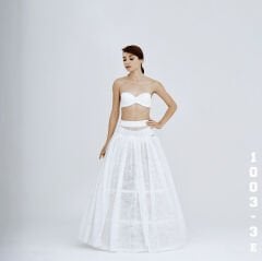 3 Telli Etek Astarlı Bindallı ve Abiye Tarlatanı 1003-3e