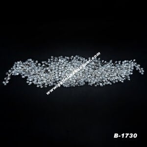 Gümüş Renkli Kristal Taşlı Baş Aksesuarı