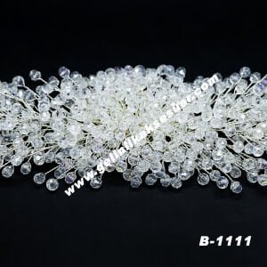 Şeffaf Kristal Taşlı Saç Ve Türban Aksesuarı