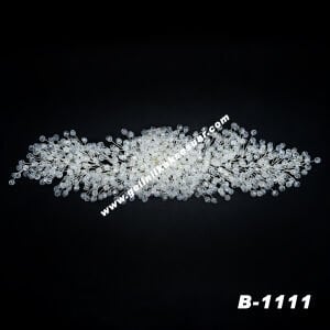 Şeffaf Kristal Taşlı Saç Ve Türban Aksesuarı