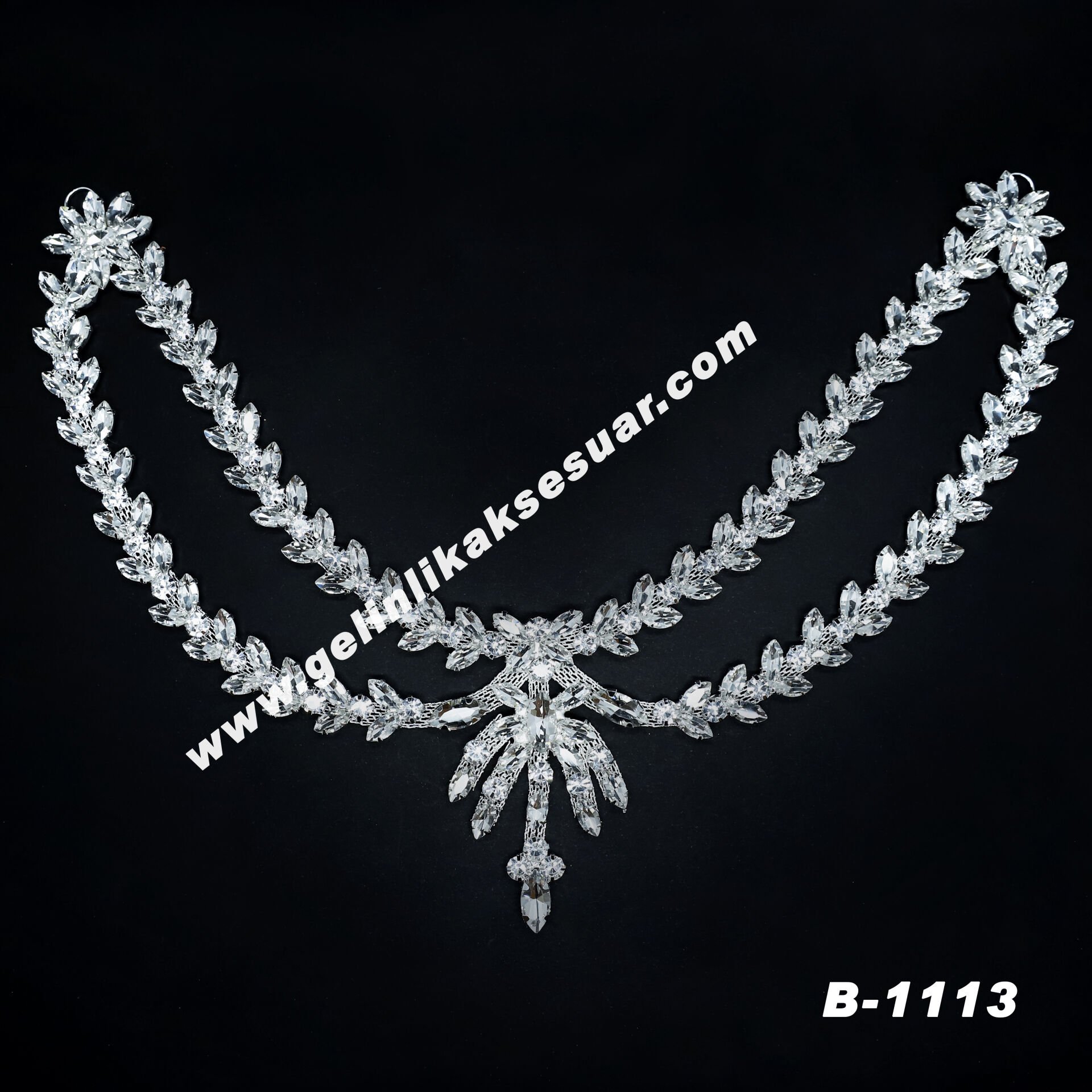 Alınlık Kristal Taşlı Saç Ve Türban Aksesuarı